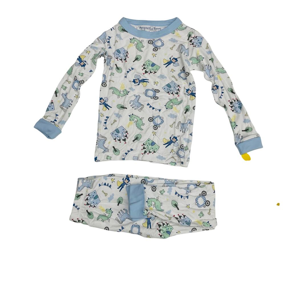 NWT Magnolia Baby 4T Little Prince Blue Pajamas